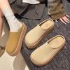 Ретро толстоподошвенные Birkenstock головка сумки полутапочки весна и лето новые увеличивающие высоту верхняя одежда ленивые Boken
