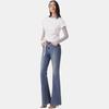 Levis SS25 Commuting Минималистичная Однотонная Футболка с Коротким Рукавом Стандартного Кроя Женские Топы Белый 002YT-0000