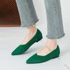 Shoes Woman Flat with Pointed Soft Knitted Sole Breathable and Comfortable Women's Flats Shoes Spring and Autumn 2025 New Model