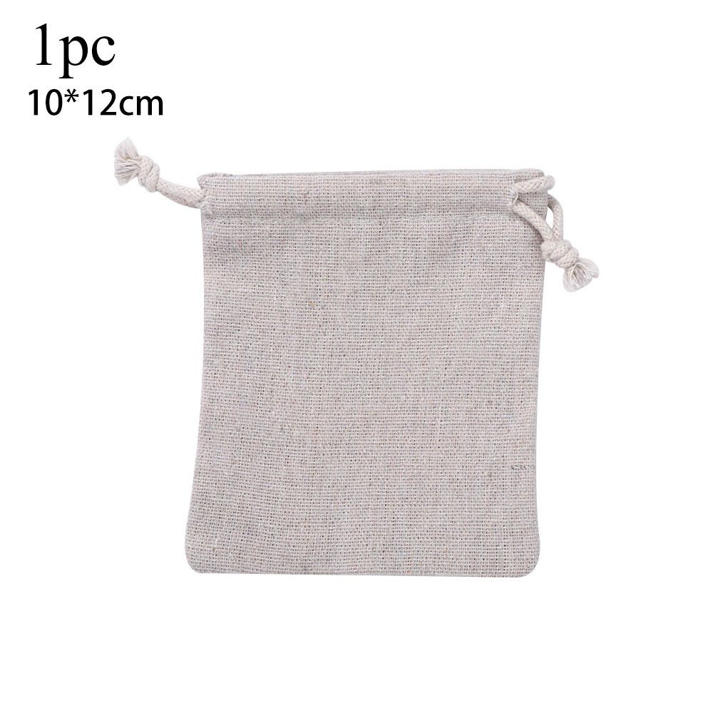 Льняной мешок для хранения продуктов, джутовые подарочные пакеты, мешочек на шнурке, органайзер для конфет, свадебный подарок