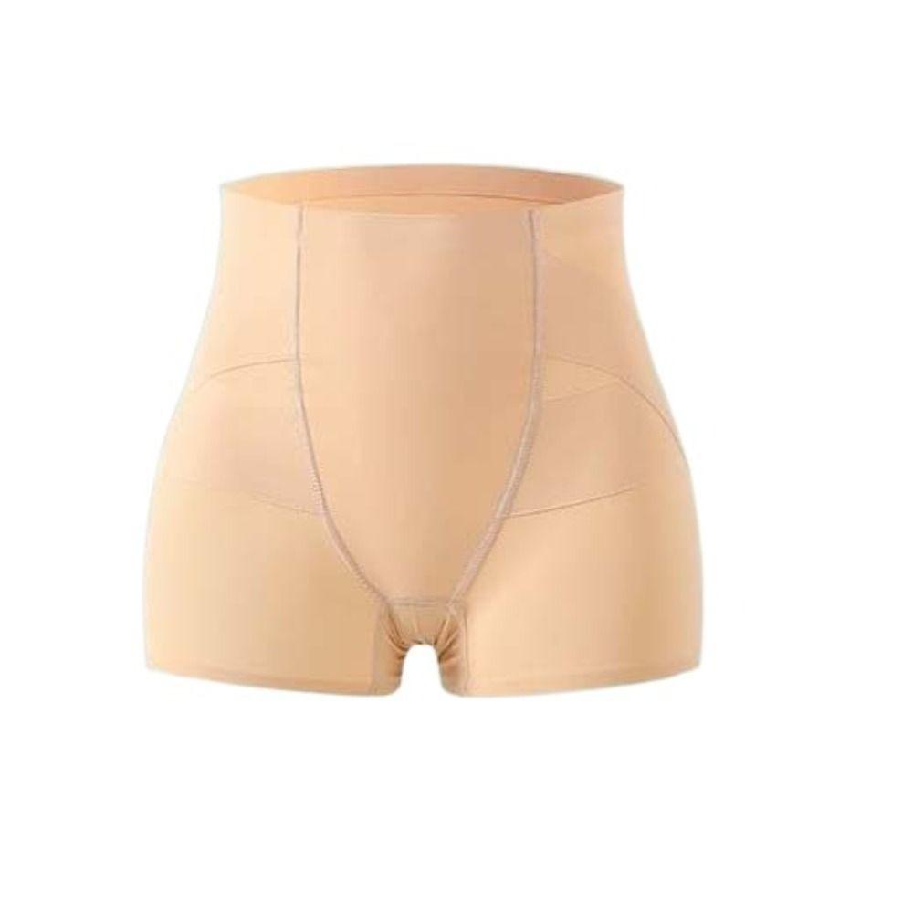 Traceless Slim Seamless Shapewear High Waist Postpartum Panties Elastic Women Ice Silk Briefs  Gym