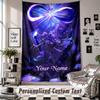 Custom Tapestry Wall Hanging, Honkai Star Rail Personalized Name Text Home Wall Decor