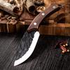 Кованый мясник, кухонный нож шеф-повара, нержавеющая сталь, мясо, рыба, фрукты, овощи, нарезка костей, измельчение, охотничьи ножи-тесак