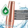 Copper Crown 1100 Water Bottle, Set of 2, 1.09 Litre Each, Copper | 100% Leak Proof | Office, Home,Travel