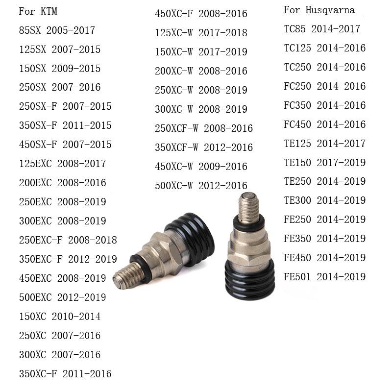 Спускной винт переднего амортизатора для внедорожных мотоциклов KTM, Honda CRF, Kawasaki KX, Suzuki, Yamaha