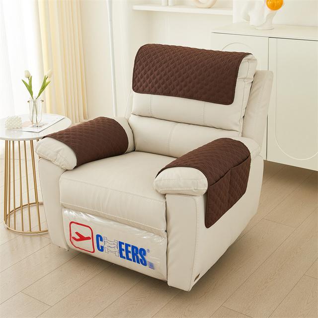 Чехол на подголовник для чехлов на диван с откидной спинкой, чехлы на подлокотники для кресла с откидной спинкой и карманами для хранения, чехлы на кресла для гостиной