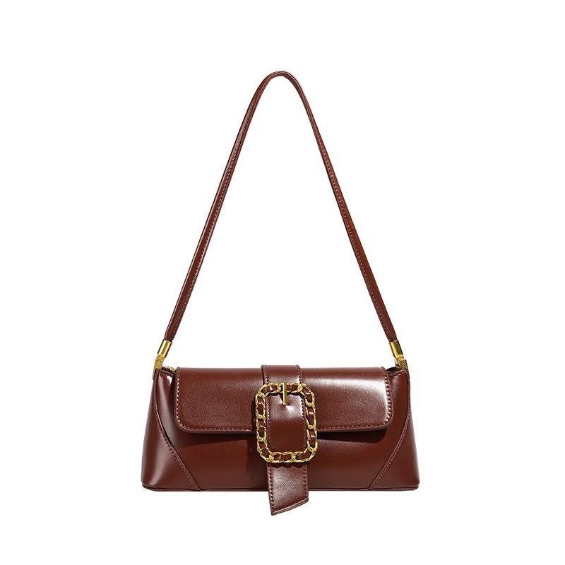 French Niche Underarm Bag for Women 2025 New Trendy High-end Fashion Single Shoulder Crossbody Handbag Baguette Bag