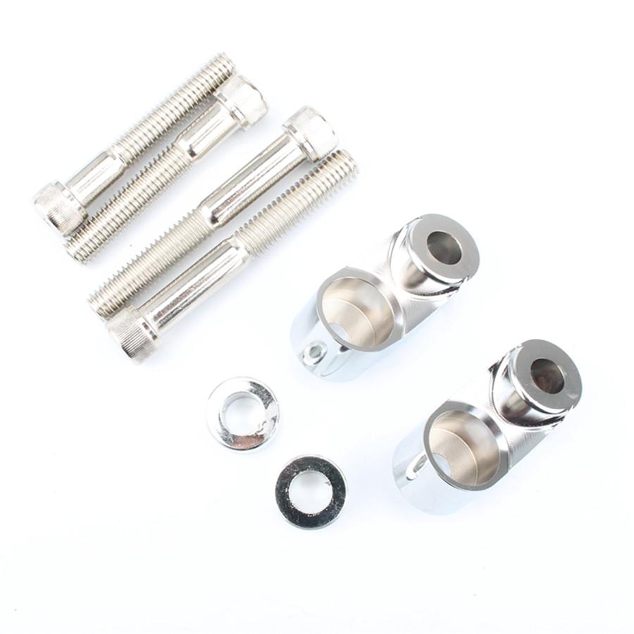 1 пара хромированных комплектов для переноса передних указателей поворота для 39 мм 49 мм Sportster FXR FXD Dyna