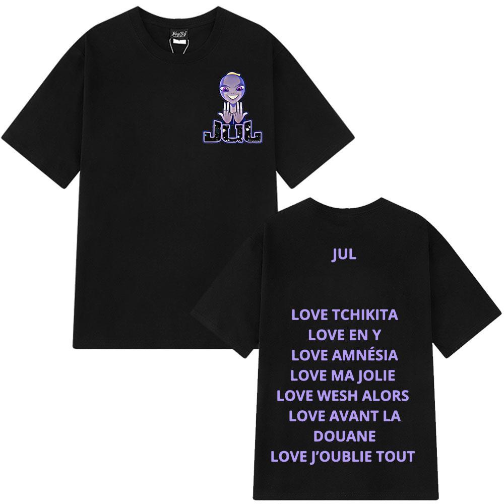 2026 Hot Sale Love Jul Harajuku T Shirts Unisex Unisex Pop Music Tshirt Unisex Fashion Casual Tee Unisex Tshirts Streetwear
