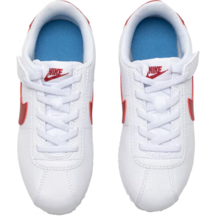 Nike Детские кроссовки Cortez EasyOn Белые с красными и синими элементами Varsity DM0951-115