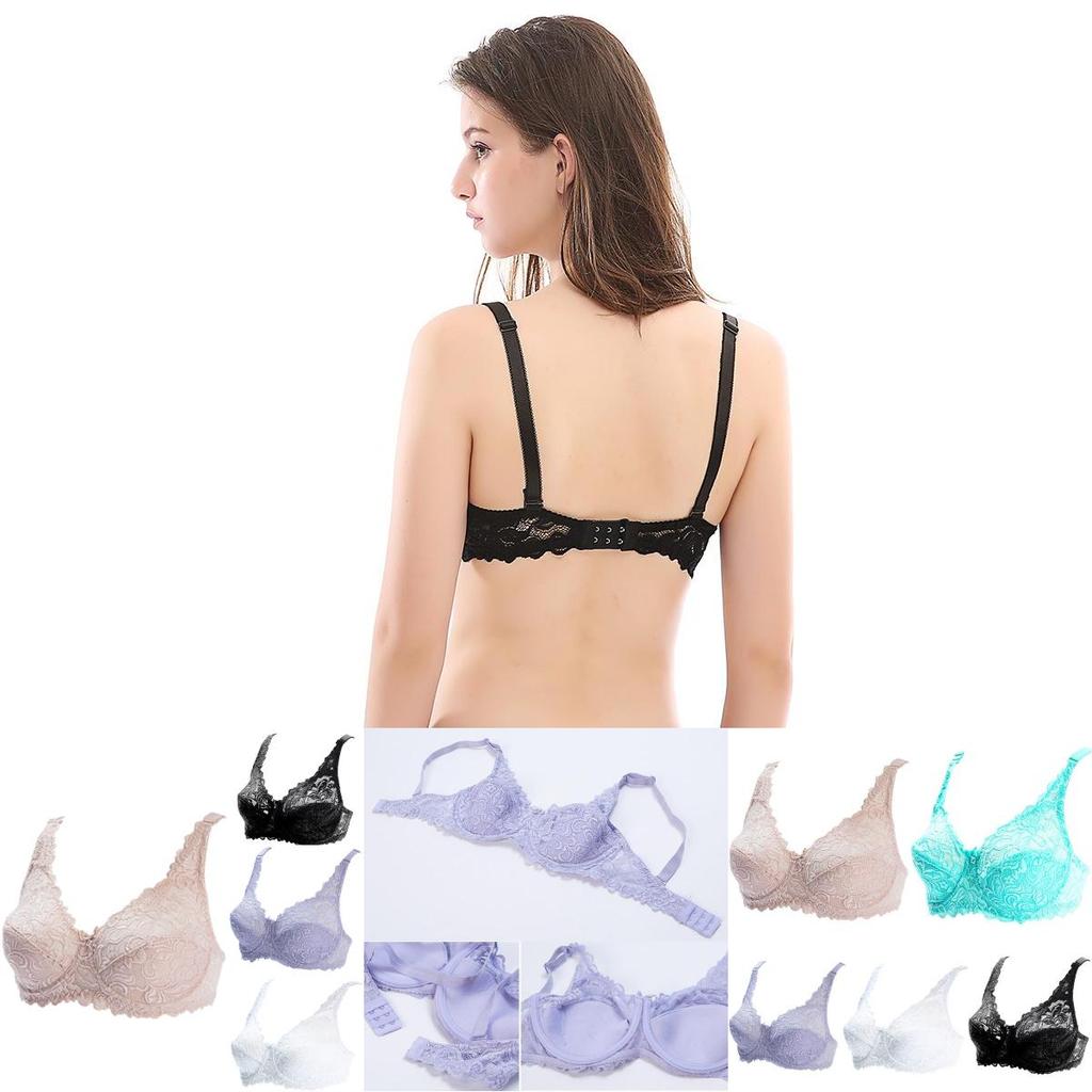 Elegant And Sexy Lace Women Bra Plus Size 75-100 D E Ultrathin Brassiere 95e 100e Underwear