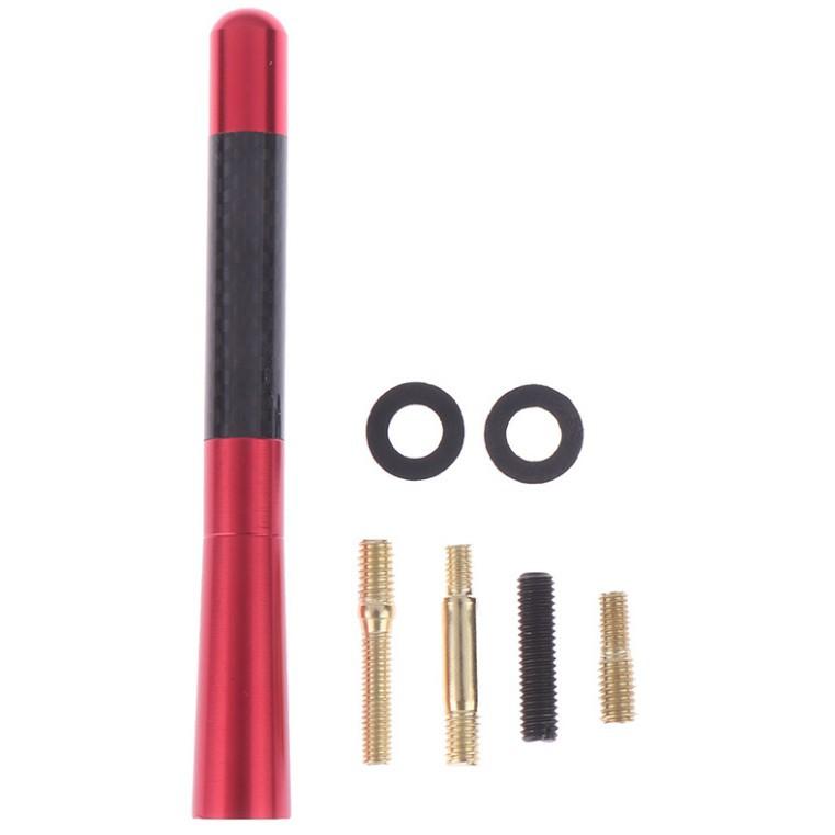 Beautiful 12cm Aluminum Alloy Carbon Solder Antenna for Car Roof Decoration Car Antenna Modification