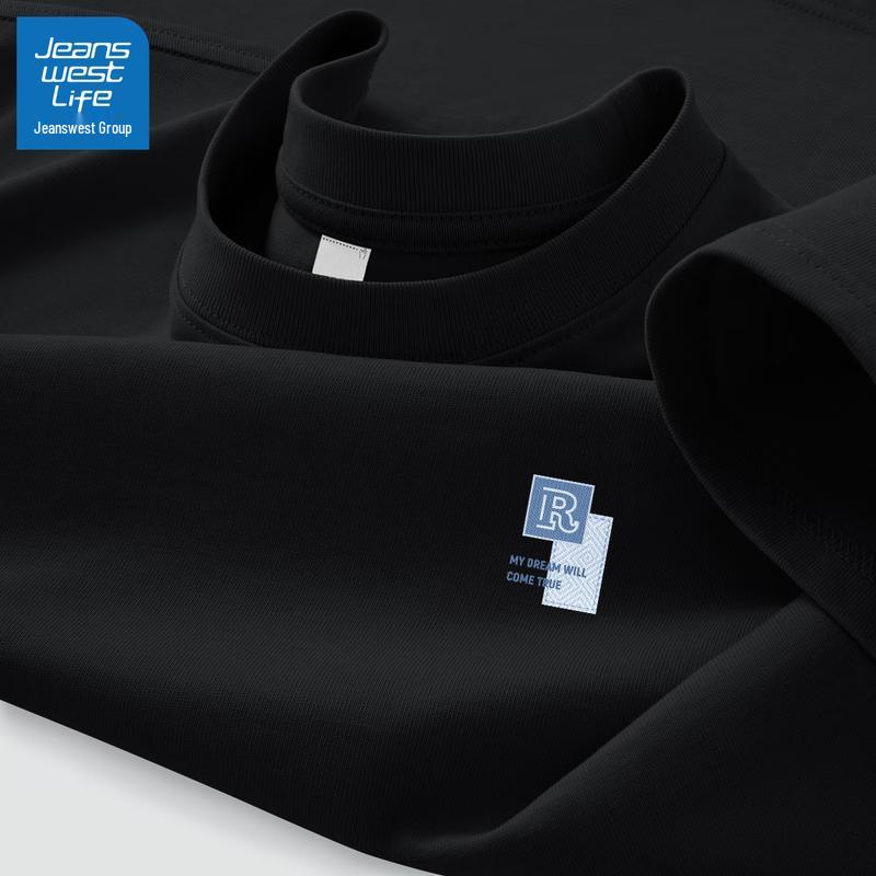 Мужская футболка с коротким рукавом из плотного хлопка Jeanswest Life 2025