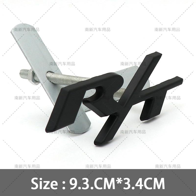 Metal RT Badge R/T Car Stickers Grill Emblem Rear Trunk Decal for Challenger Caliber Caravan Charger Magnum Avenger Accessories
