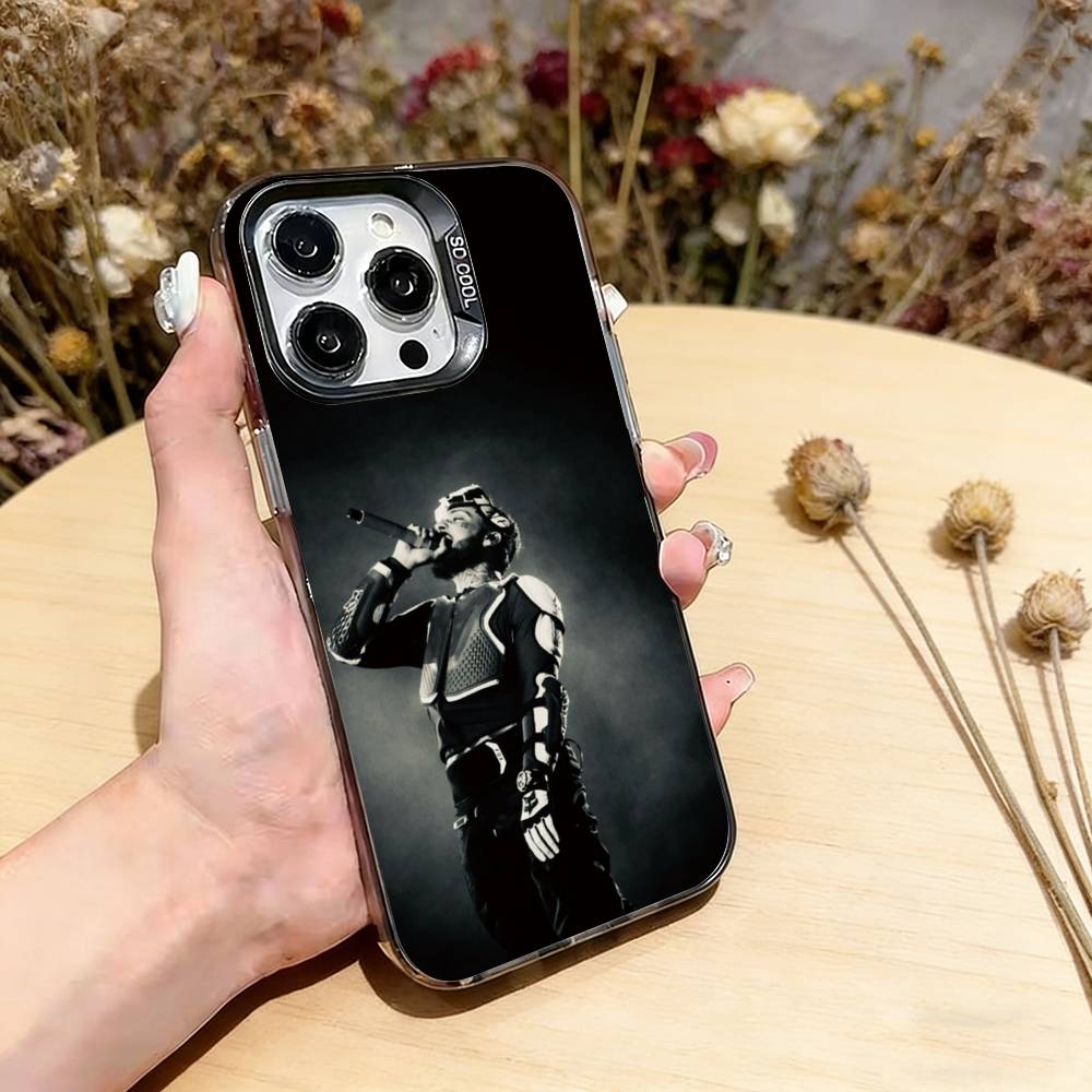 J-JC R-Reyes JC REYES Чехол для телефона Для iPhone 17,16,15,14,13,12,11 Plus,Pro Max,XS,Разноцветный Серебристо-Черный Чехол