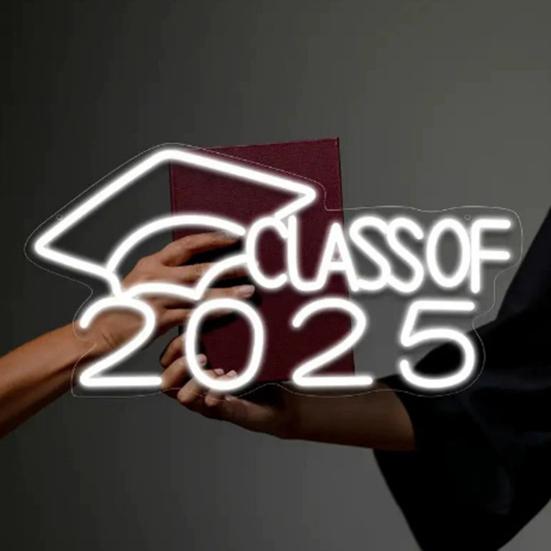 Светодиодная неоновая вывеска Congrat Grad, не мерцает, яркость регулируется, питание от USB, ночник Congrat Graduation Sign