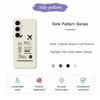 For Samsung Galaxy S24 FE Case Boarding Ticket Pattern Printing Straight Edge TPU Phone Back Cover