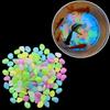50Pcs Garden Decoration Outdoor Luminous Stones Glow In Dark Rocks For Aquarium Fish Tank Gardening Pots Planters Decor Pebbles