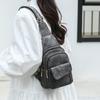 Soft Leather Chest Bag Women Crossbody Bag Single Shoulder Bag