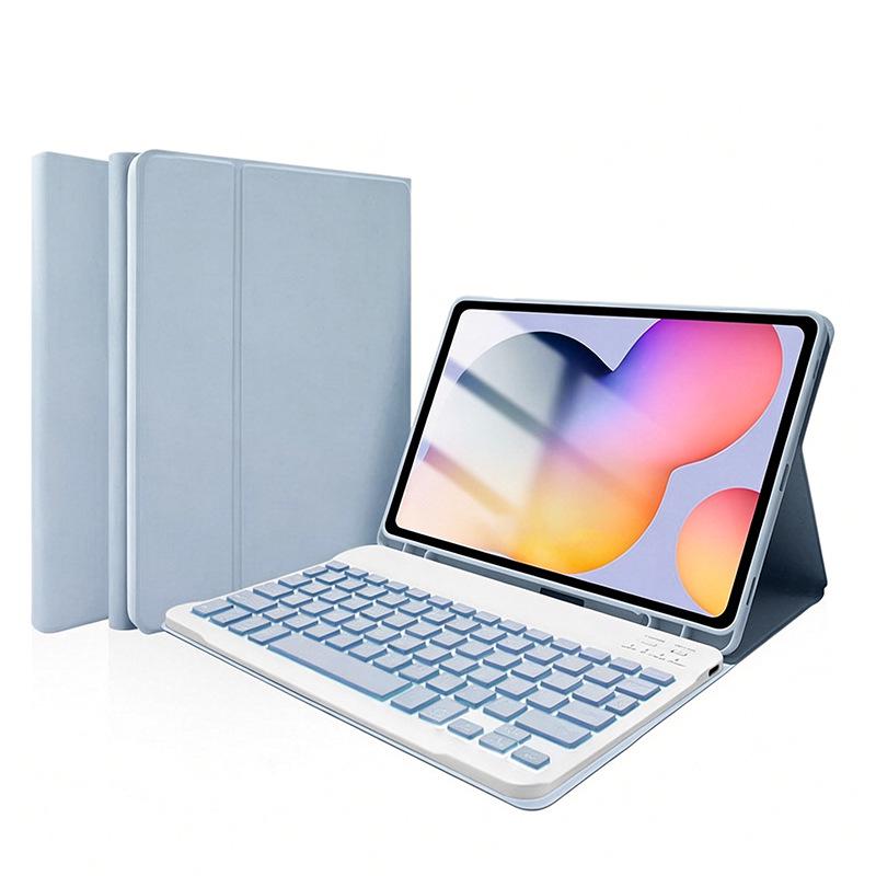 Чехол для планшета Samsung Tab A8 10,5” с семицветной подсветкой и Bluetooth-клавиатурой