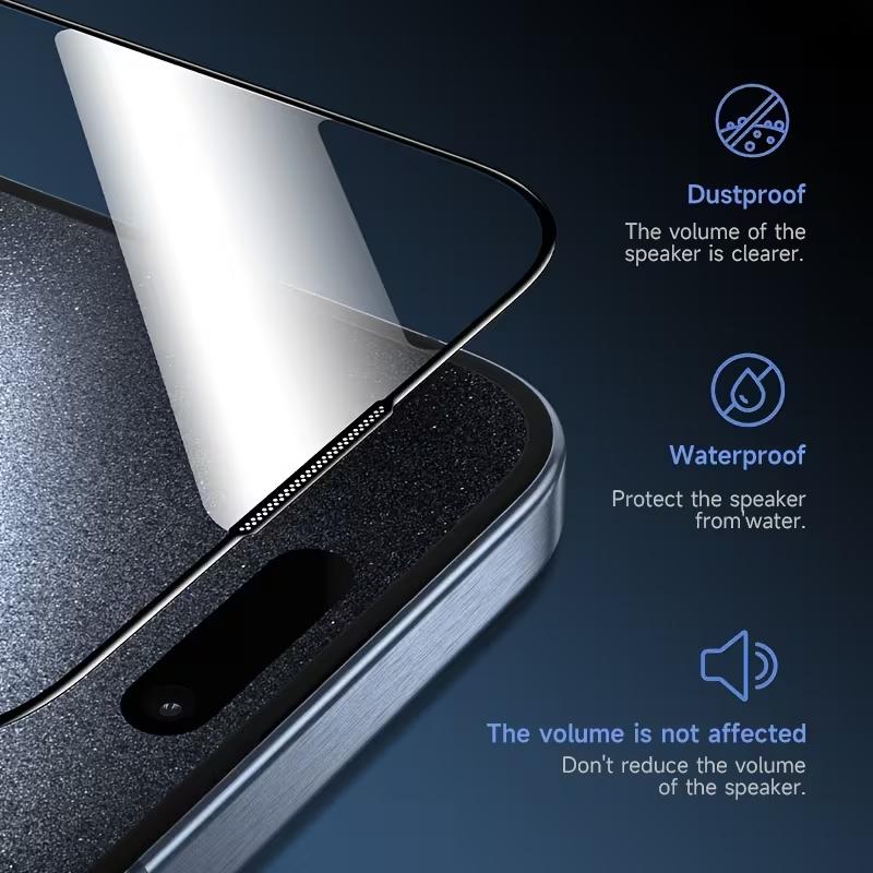 Набор из 5 шт. Ультра HD Закаленное Стекло Пленка Совместимо с iPhone Duo/18 Pro Max/18 Pro/18 Полная Серия - Набор Защиты Экрана 2