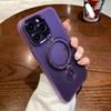 Для iPhone 15 14 13 12 11 Pro Plus Max чехол с подставкой на 360 градусов магнитный чехол Magsafe матовый, мягкий, прозрачный, противоскользящий, противоскользящий, чехлы