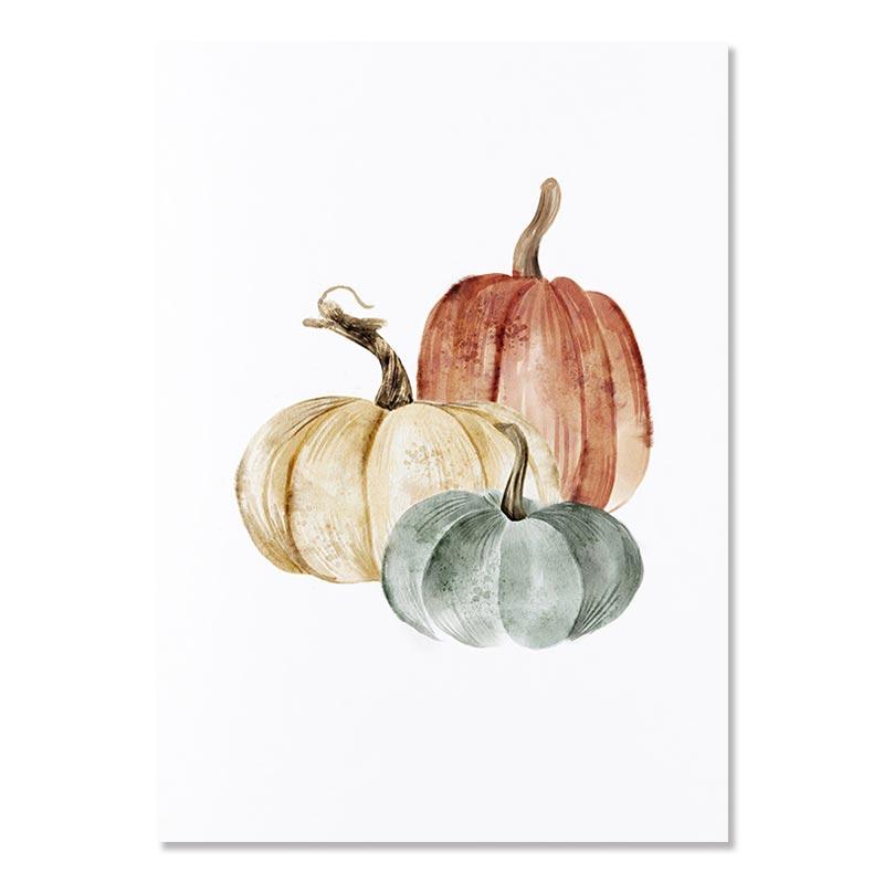 Хэллоуин Осень Осенние высказывания Холст Плакат Привет Тыква Цитата Настенная живопись Картины Дети Мультфильм Искусство Печать Домашний декор