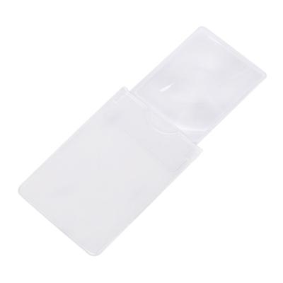 Линза увеличительного стекла из ПВХ для чтения, увеличительное стекло размером с кредитную карту, карманные линзы для кошельков (Увеличительная линза 300%)