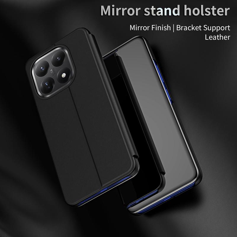 Чехол для Xiaomi 17T Pro, умное зеркало, кожаный флип, магнитный держатель-книжка, задняя крышка для Xiaomi17T Mi 17TPro Xaomi Xiomi Xiami 17T