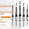 Woodworking Square Hole Opener Mortise Drill Bit Steel Eye Punching Angle Drill