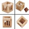 Классические деревянные игрушки-разблокировки Luban Lock Ming Lock . Tenon Toys Mortise Высокая сложность Woode K7U9