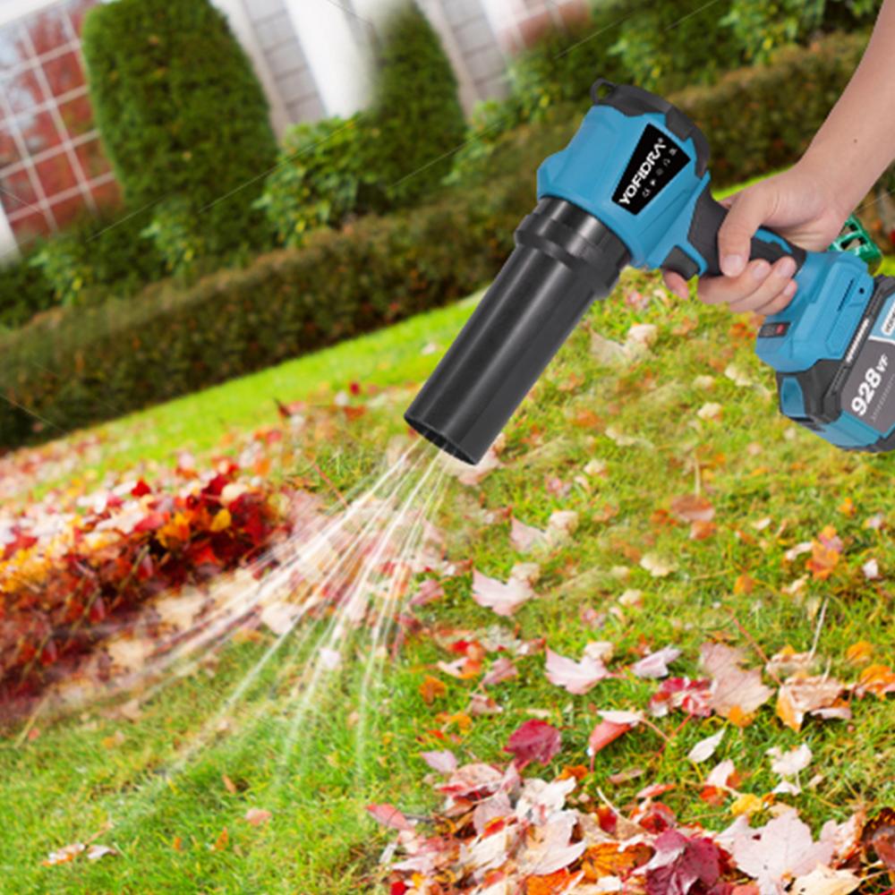 Yofidra Бесщеточный электрический турбовентилятор 350 м/с 3000 Вт Беспроводной реактивный воздуходув для снега, листьев, пыли для аккумулятора Makita 18 В