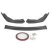 Front Bumper Lip Spoiler 3 Segment Type Car Bumper Lip Splitter Diffuser Body Kit Replacement for