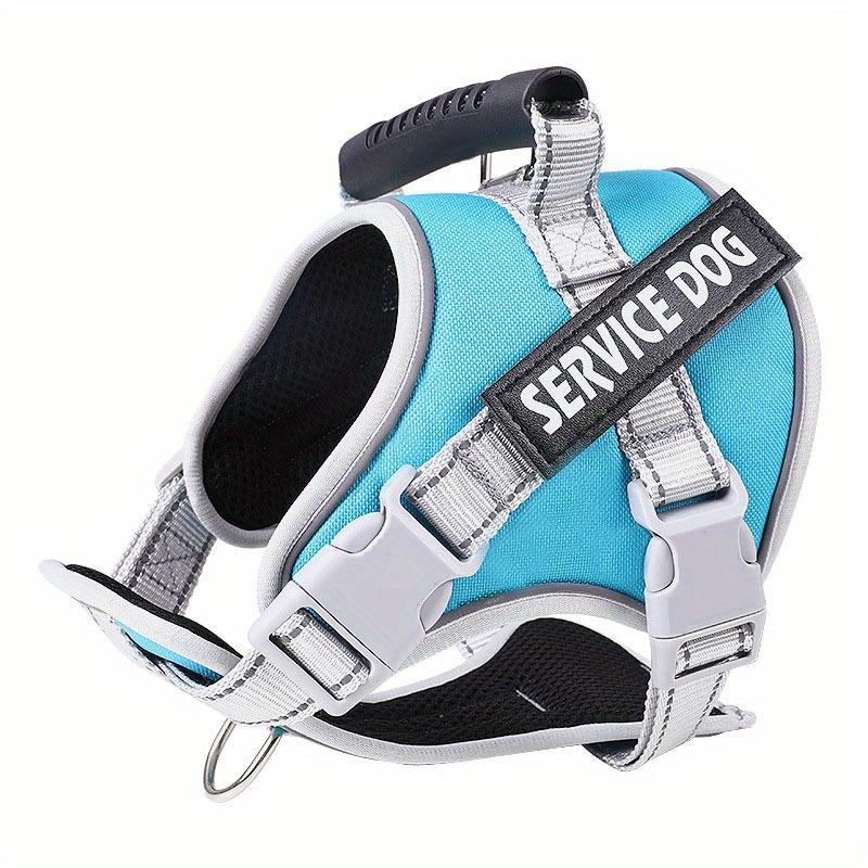 Прочная шлейка для собак с нагрудными и спинными ремнями, регулируемый светоотражающий жилет для домашних животных для активного отдыха