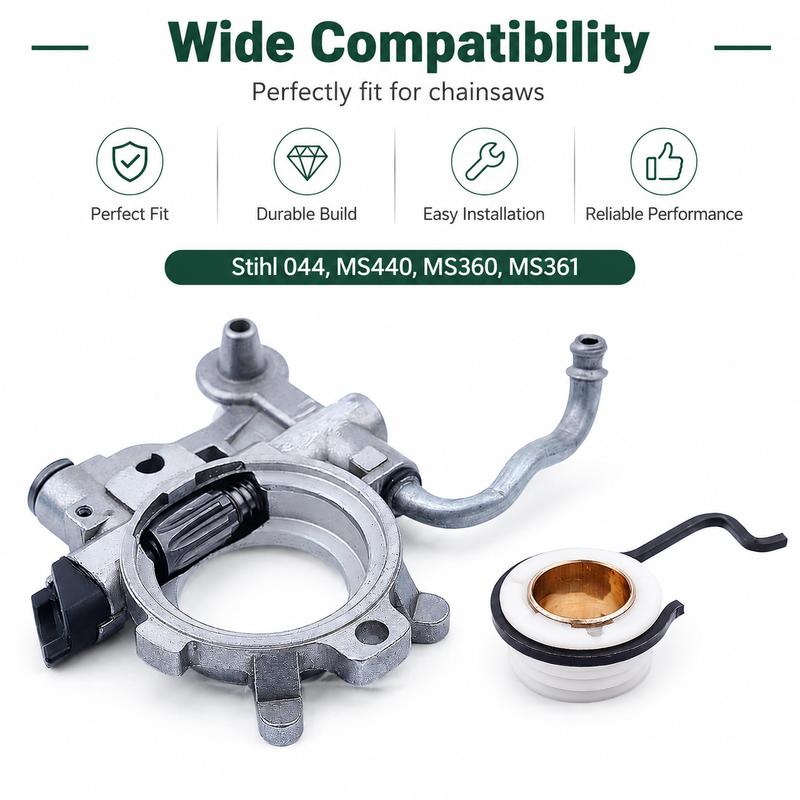 Replacement Oil Pump Oil Filter Kit For Stihl 044 MS440 MS360 MS361 OEM 11286403205 1128 640 7112 1128 647 9405 Chaaw Parts