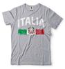 Мужская рубашка Italia Рубашка с символикой Италии Патриотическая рубашка Italia Унисекс рубашка Итальянский подарок Футболка