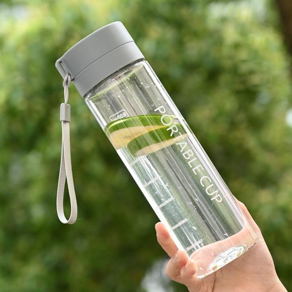 800ml Sports Water Bottle Lightweight Resin Travel Bottle Fitness Water Bottle Beverage Prep