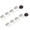 uxcell 78dB Electret Microphone Pickup, 10mm x 7mm Cylindrical Electret Condenser Microphone with Solder Joints for PCB, 10 Pieces