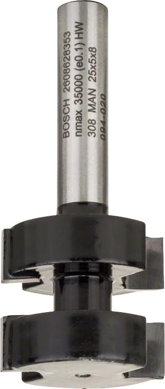 CUTTER FOR PROFILES 8*25*58MM - B 2608628353