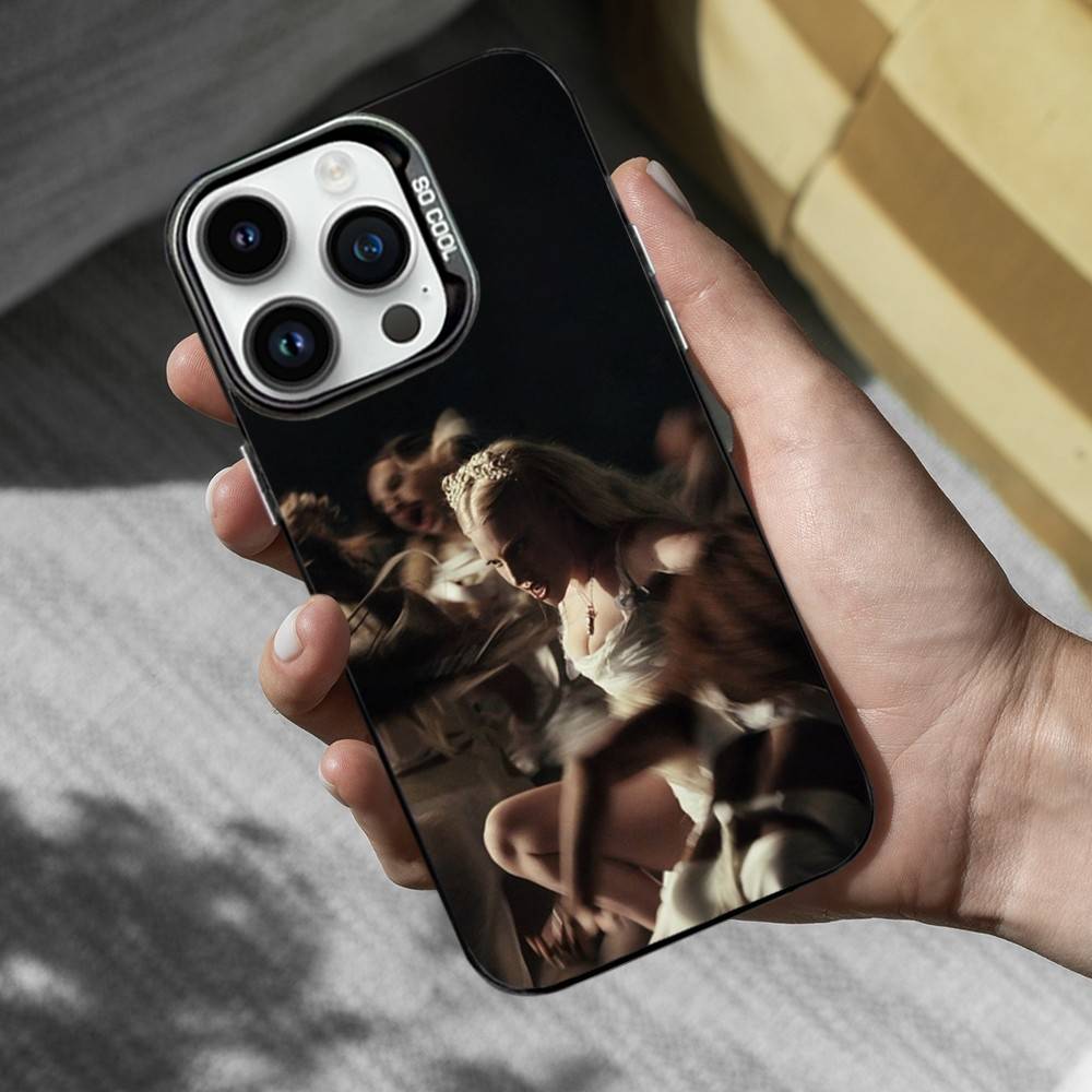 Горячий M-MAYHEM L-Lady G-Gaga Для iPhone 15,14,13,11,12,16,17,SE,XS,MAX,Mini,Pro,Черный Матовый Силиконовый Чехол