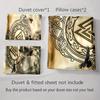 Wolf Nordic Symbol Bedding Duvet cover sets Duvet covers Pillowcases gifts (1 * Duvet Cover 2 * Pillowcases, without duvet insert)
