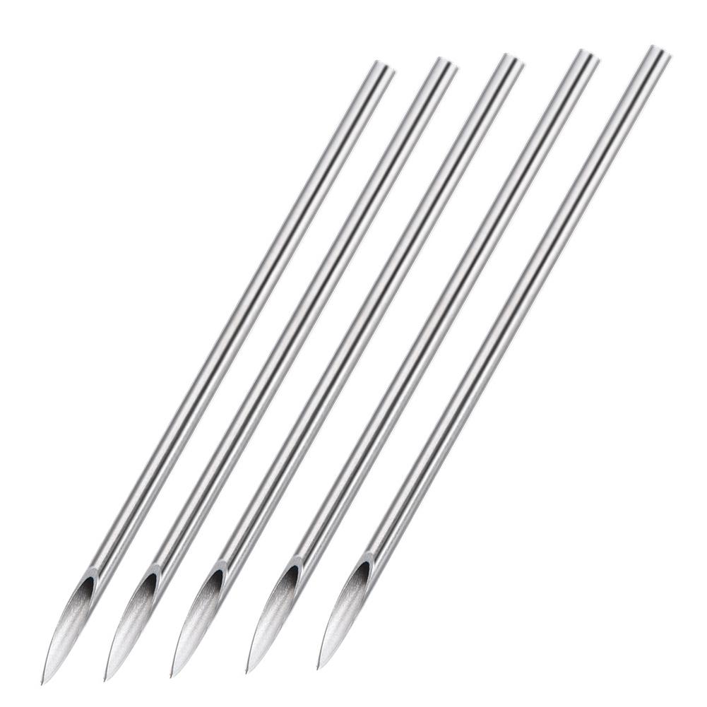 6 Types 100PCS Piercing Needles Sterile Disposable Tattoo Piercing Needles for Nose Ear Lip