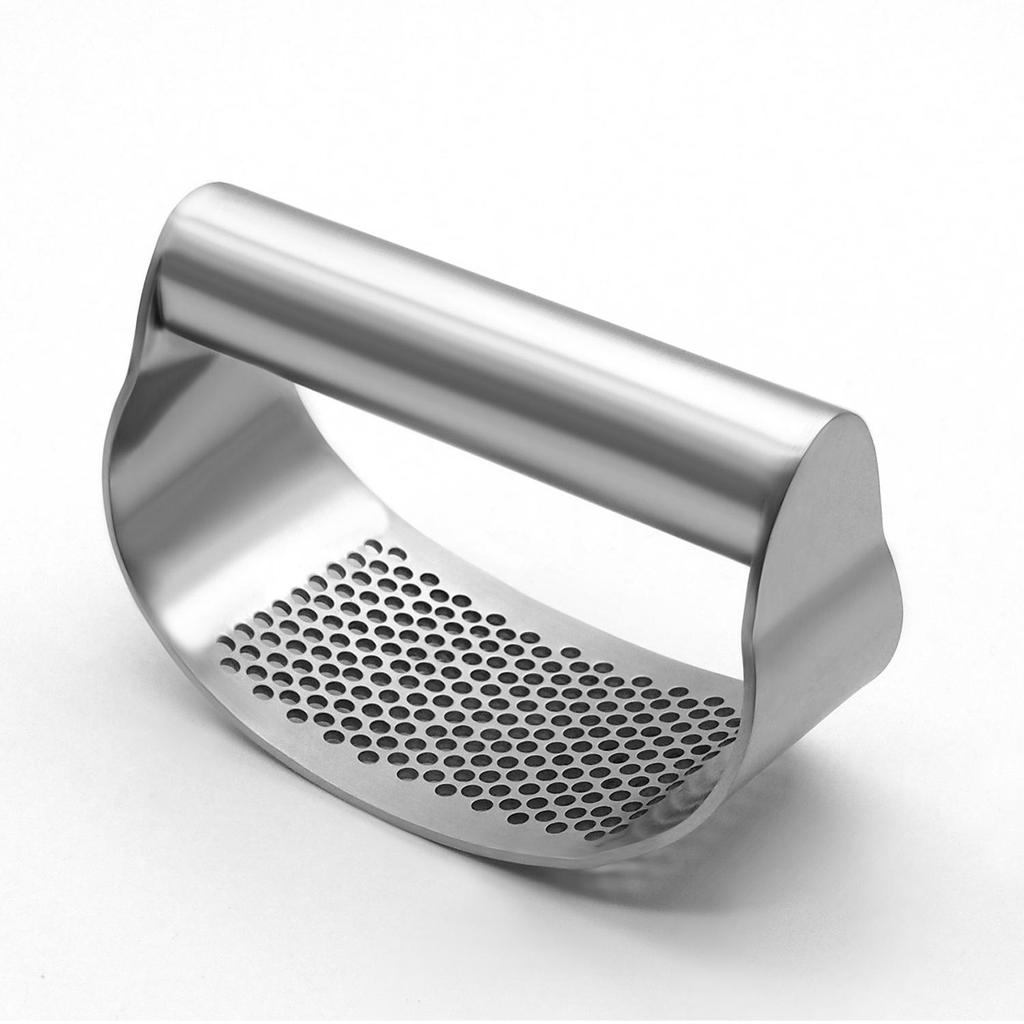 Stainless Steel Garlic Press Squeezer Manual Garlic Ginger Crusher Garlic Cutting Mince Tools Kitchen Gadgets