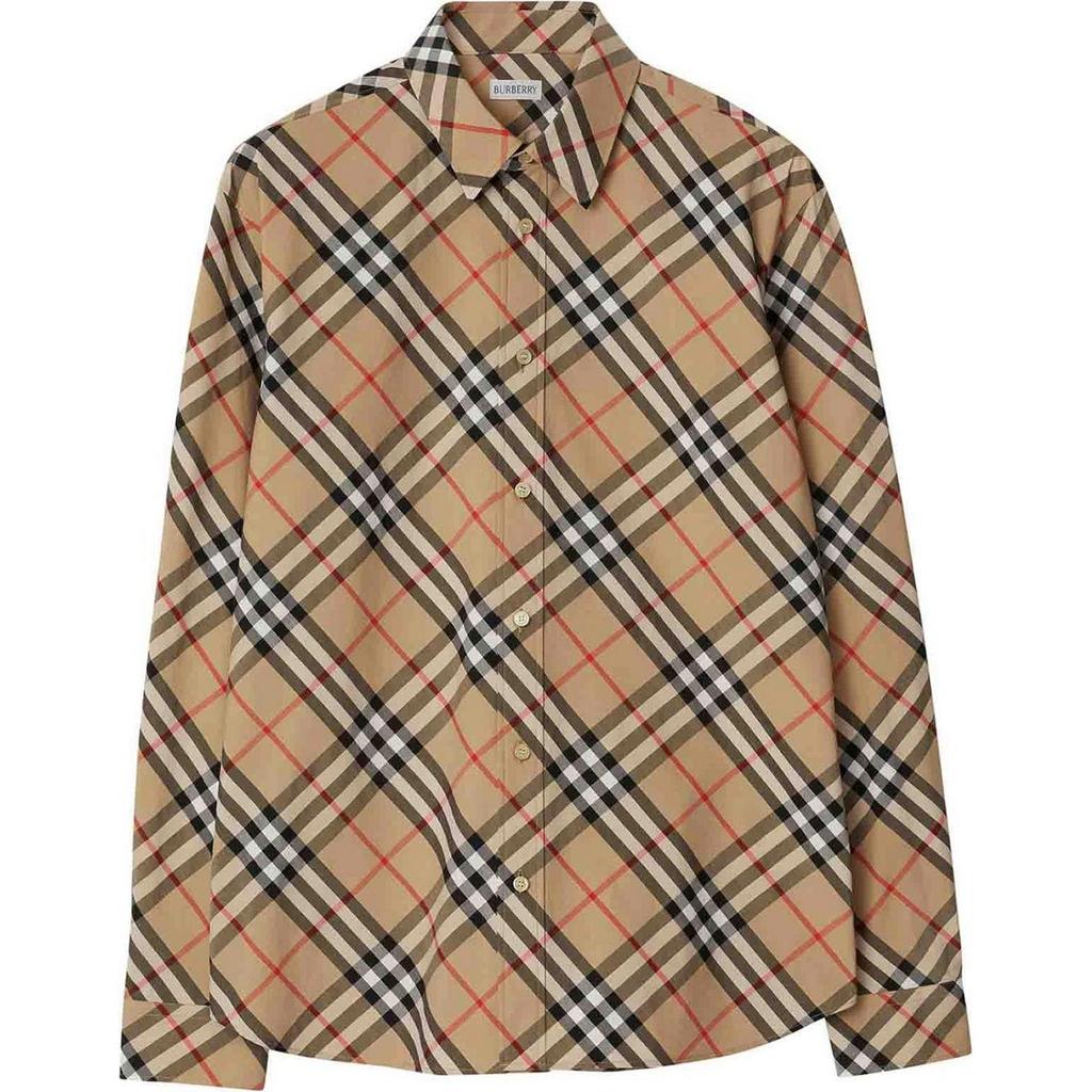 Burberry Shirts Men's Brown Moderate 81061651