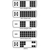 Адаптер дисплея Dvi24+1 к чипу Vga Кабель-адаптер видеокарты Dvi-d к Vga