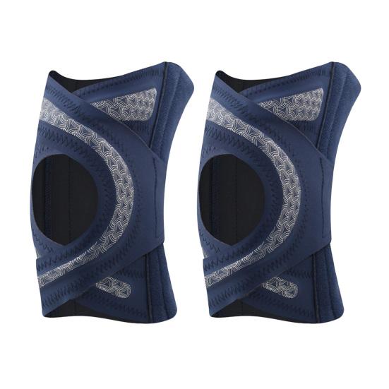 Наколенник для мужчин и женщин, регулируемый компрессионный наколенник с боковыми пружинами