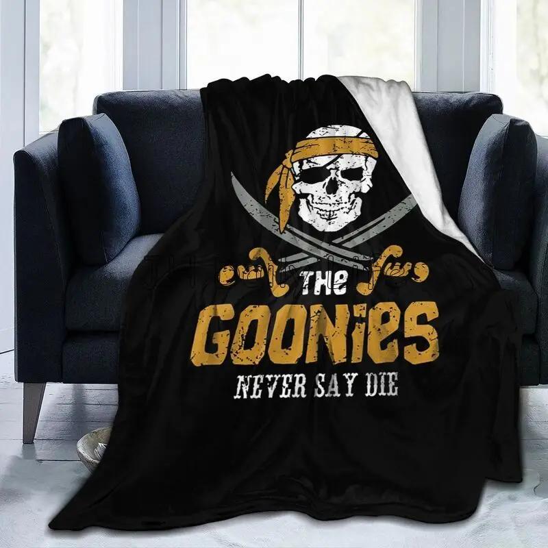Плед The Goonies Never Say Die Легкий Плюшевый Пушистый Теплый Фланелевый Флисовый Плед для Дома Кровати Дивана Дивана Гостиной