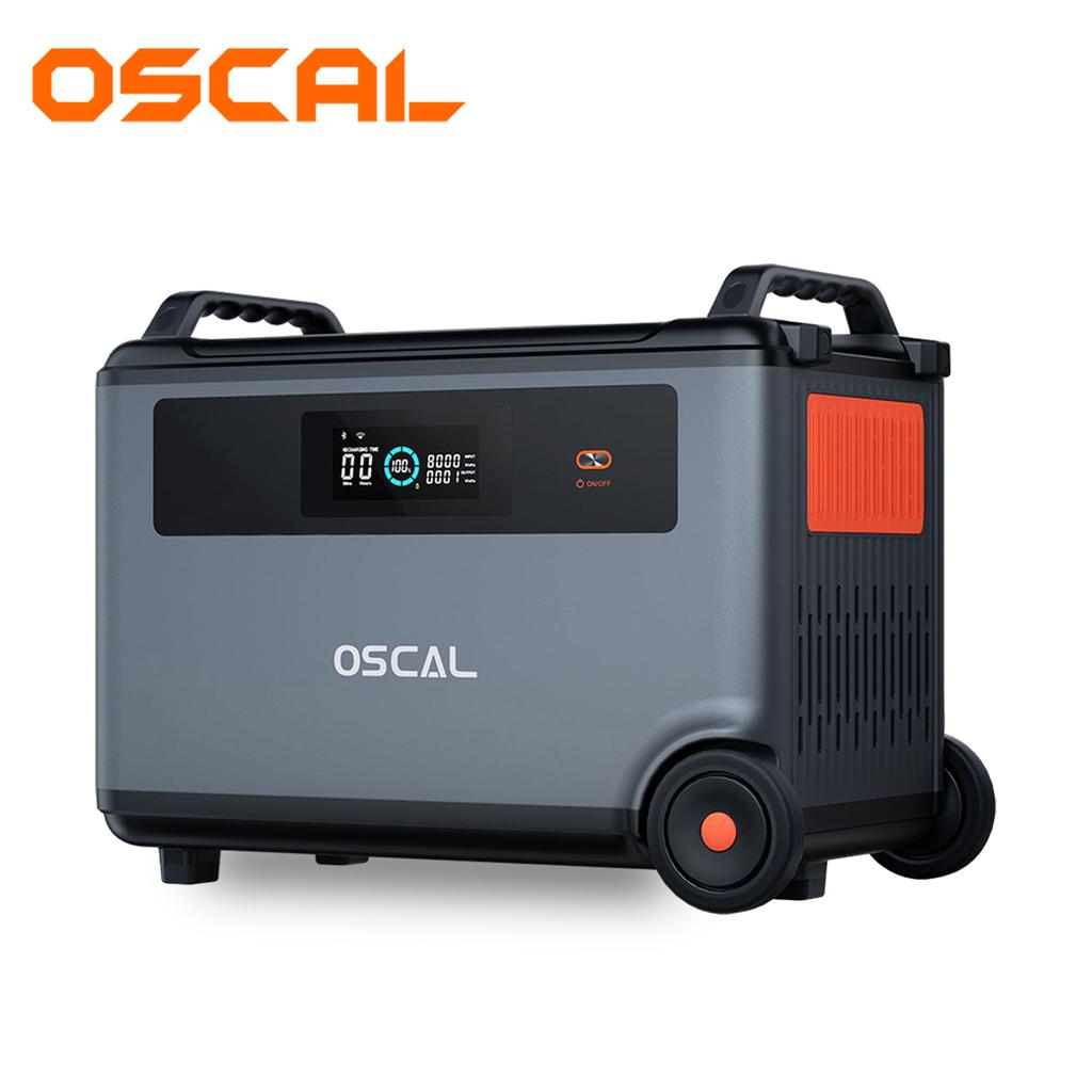 Oscal Дополнительный аккумулятор BP3600 3600 Вт·ч, аккумуляторы емкостью от 3600 Вт·ч до 57 600 Вт·ч с возможностью расширения для использования с PowerMax 3600 (не стоит в одиночестве)