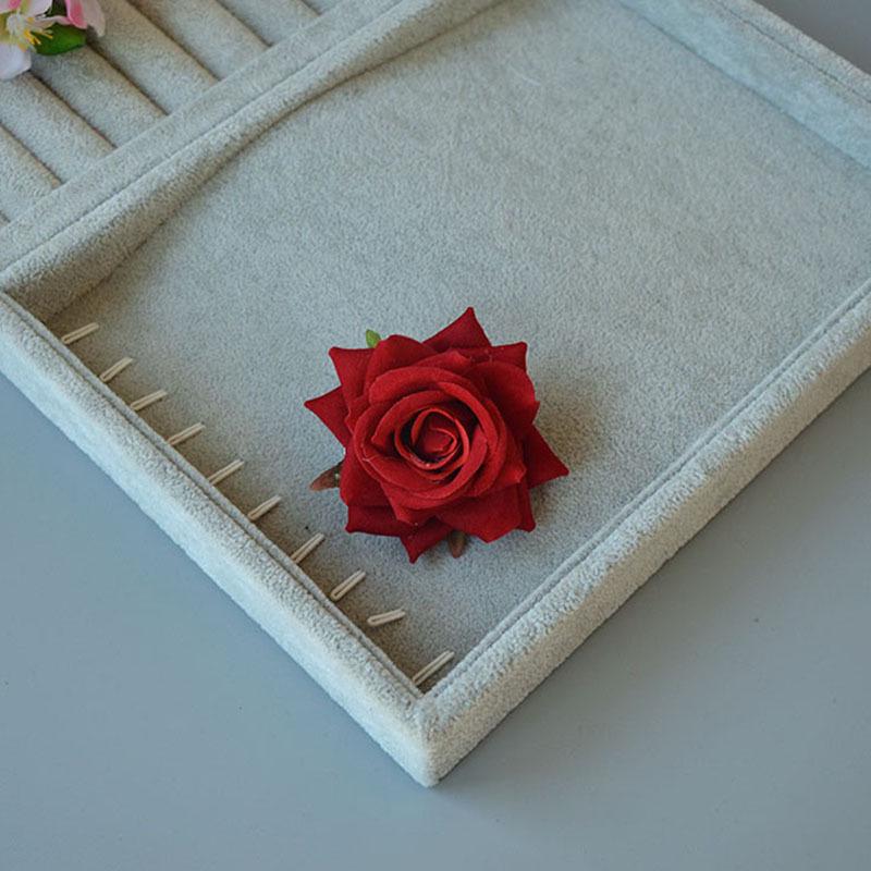 Винтажная красная роза заколка для волос сбоку для танцевальных выступлений