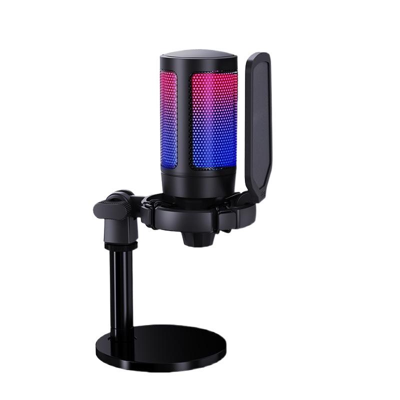 Микрофон Fifine Radiance A6 RGB для записи на настольный компьютер и телефон